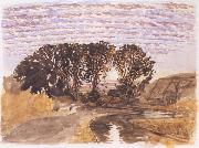 Samuel Palmer Study for The Watermill china oil painting artist